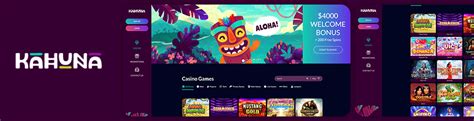 Kahuna Casino Review ⚡️ Claim A$4000 + 200 FS Bonus.